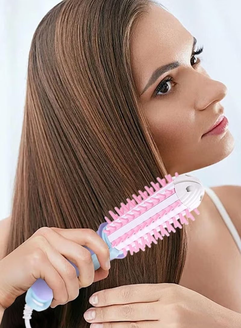 Denx Thermal Brush Negative Ion Blowout Express Thermal Round Brush for Salon-Quality Styling, Ionic Frizz Reduction, Smoother Hair, Enhanced Shine, Fast Heat Styling - Image 5